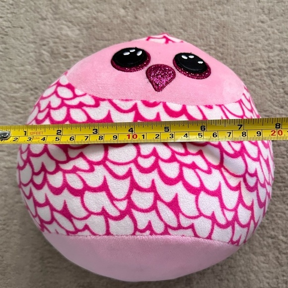 TY Squish- A- Boos Pillow Plush Pinky Owl - Picture 4 of 8